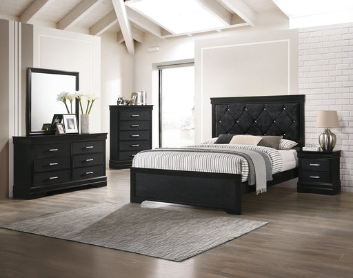 Crownmark Amalia Bed - Black