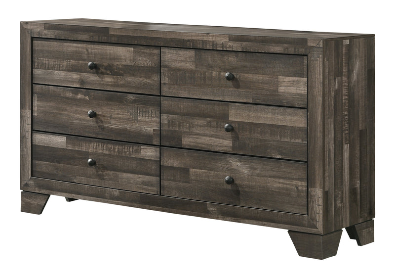 Crownmark Atticus Bedroom Set - Brown Dresser