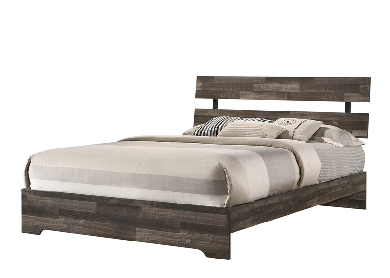 Crownmark Atticus Bedroom Set - Brown Queen Bed