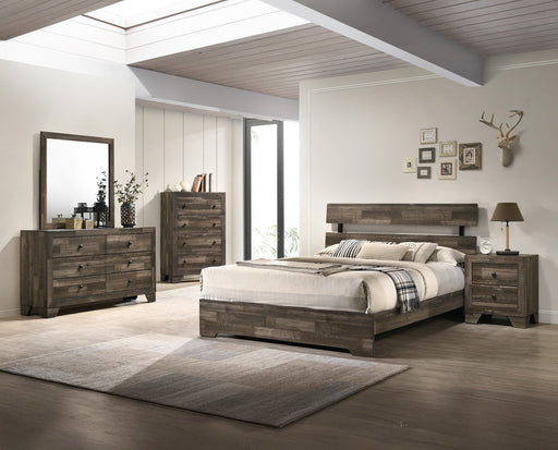 Crownmark Atticus Bedroom Set - Brown