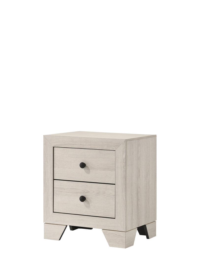 Crownmark Atticus Nightstand - White