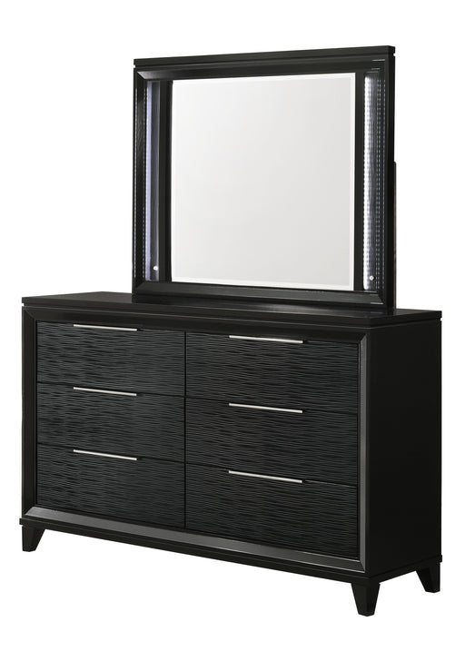 Crownmark Cressida LED Mirror Black