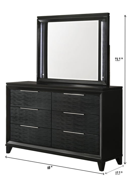 Crownmark Cressida Dresser - Black