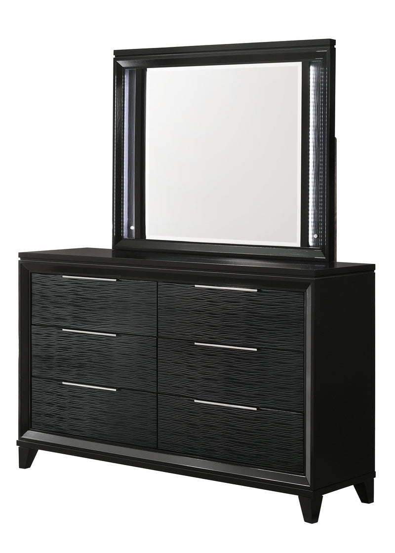 Cressida LED Mirror Black