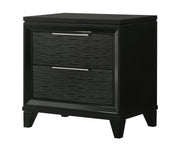 Crownmark Cressida Nightstand - Black