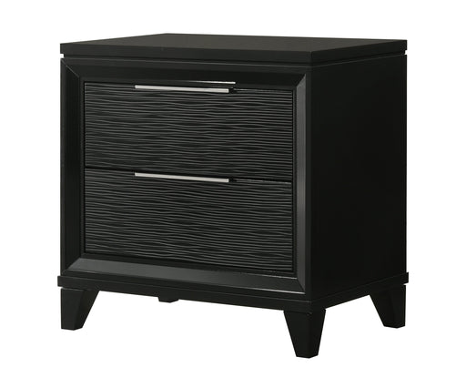 Crownmark Cressida Nightstand - Black