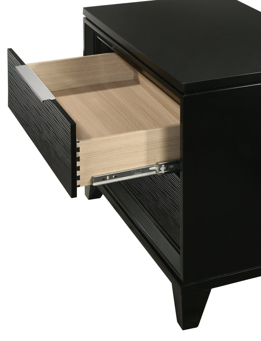 Crownmark Cressida Nightstand - Black