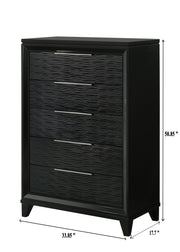 Crownmark Cressida Chest - Black