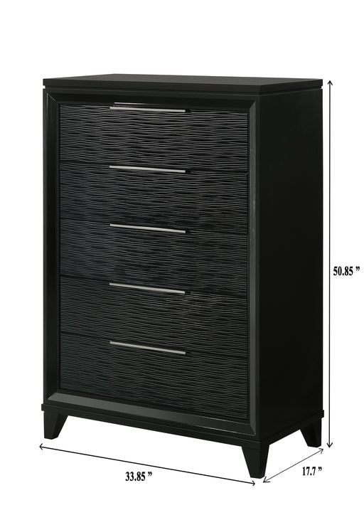 Crownmark Cressida Chest - Black