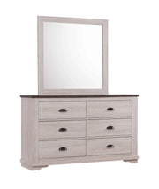 Crownmark Coralee Dresser - Chalk/Grey