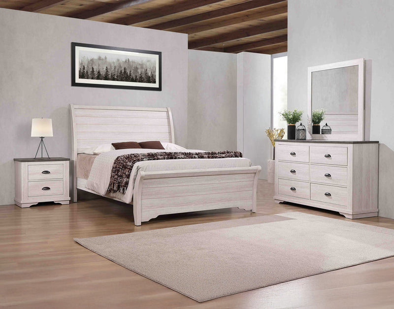 Coralee Bedroom Set Chalk/Grey