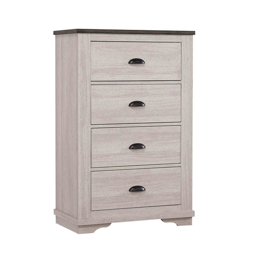 Crownmark Coralee Chest - Chalk/Grey