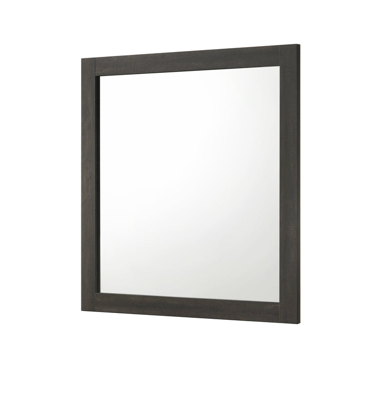 Crownmark Remington Mirror - Gray/Ebony
