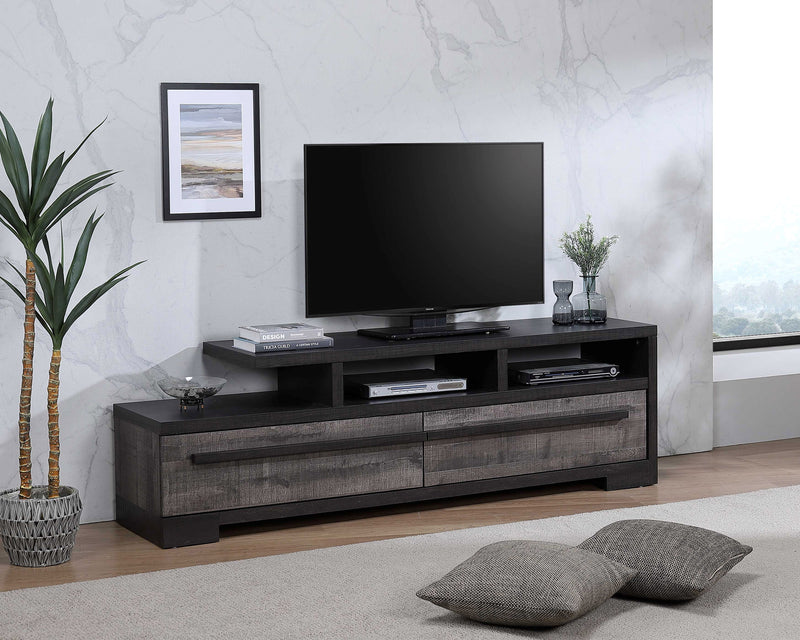 Remington TV Stand Gray Ebony