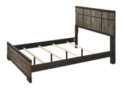 Crownmark Remington Bed - Grey/Ebony