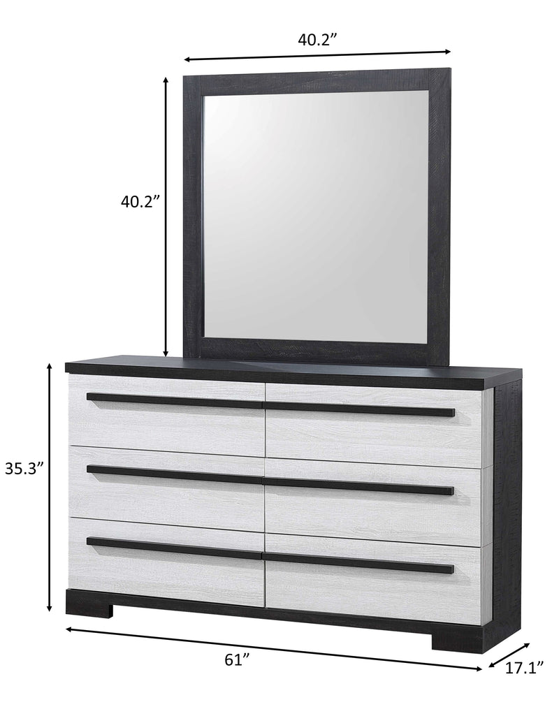 Remington Bedroom Set Black/White