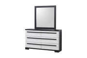 Crownmark Remington Dresser Chalk/Ebony