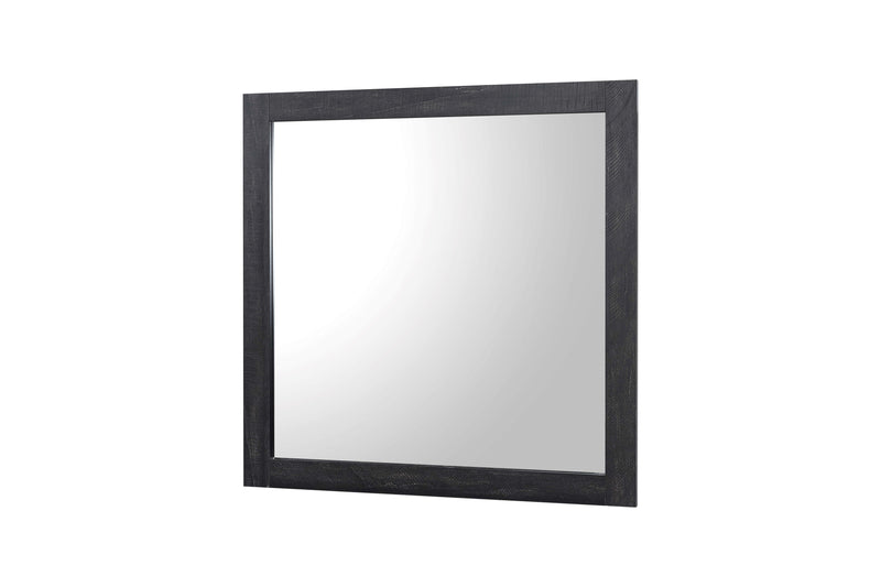 Crownmark Remington Bedroom Set - Chalk/Ebony Mirror