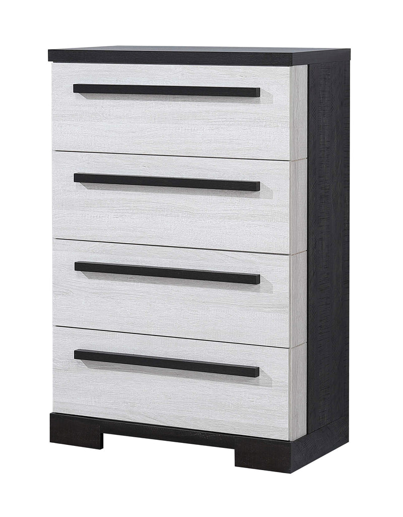 Remington Bedroom Set - Chalk/Ebony
