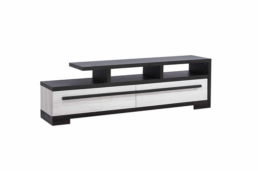 Crownmark Remington TV Stand Chalk Ebony