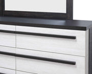 Crownmark Remington Bedroom Set - Chalk/Ebony