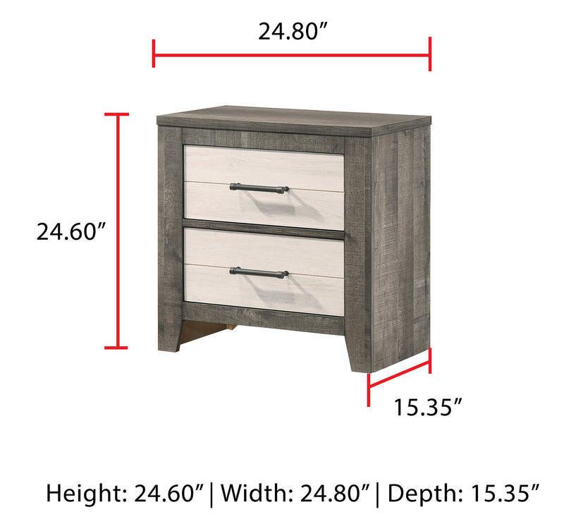 Crownmark Rhett Bedroom Set Nightstand