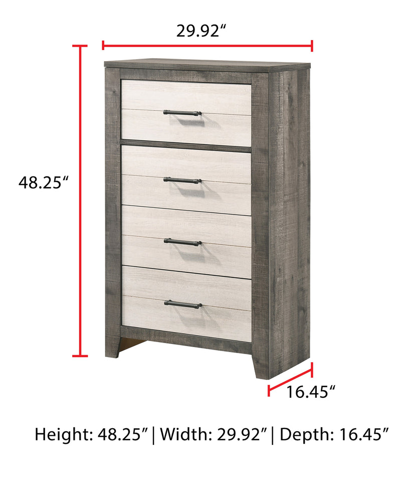 Crownmark Rhett Bedroom Set Chest