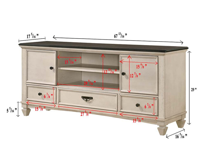Crownmark Sawyer TV Stand