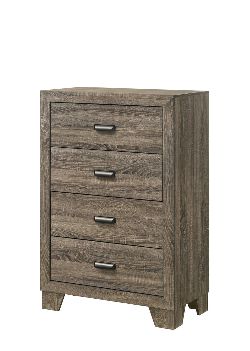 Crownmark Millie Bedroom Set - Grey Chest