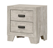 Crownmark Millie Nightstand - White