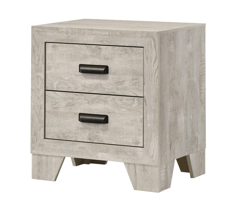 Crownmark Millie Nightstand - White