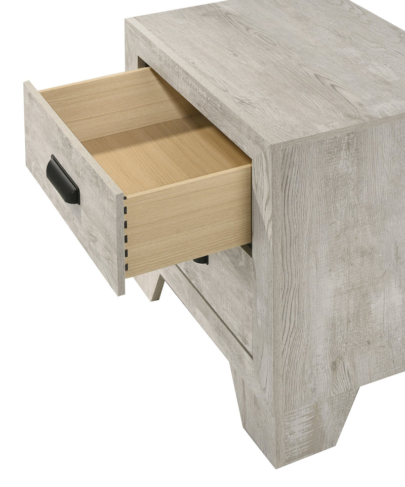 Crownmark Millie Nightstand - White