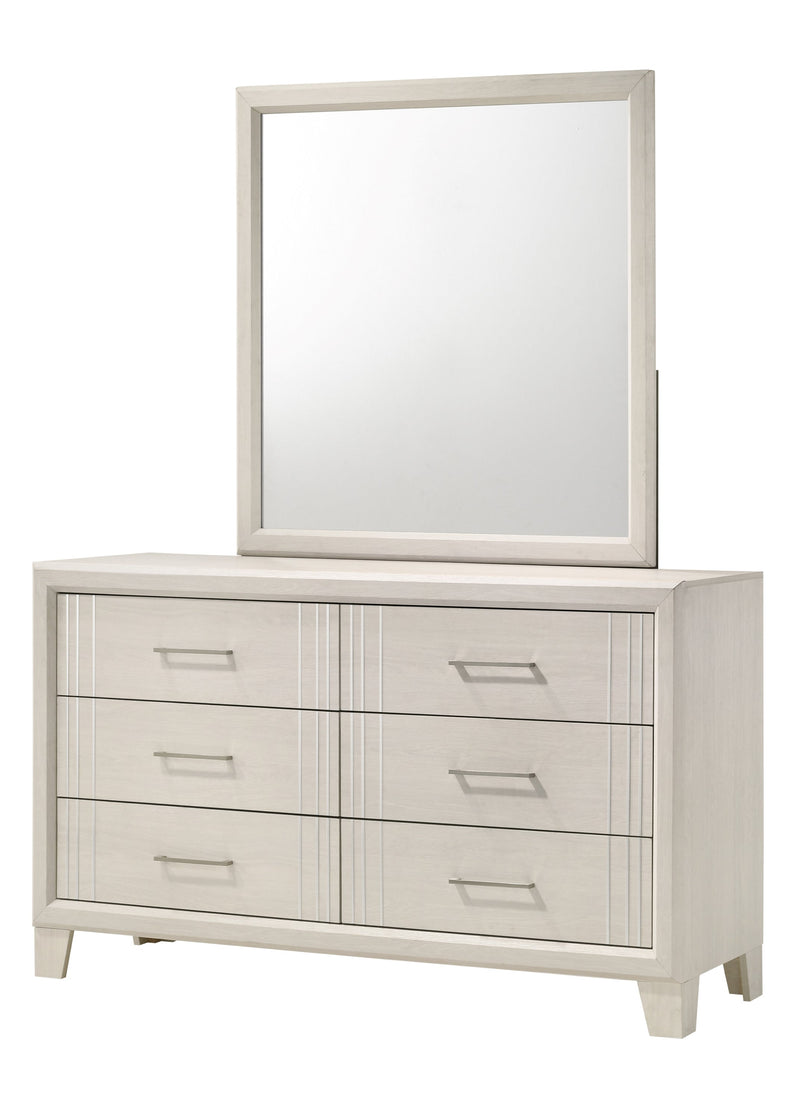 Crownmark Charlie Bedroom Set Dresser and Mirror