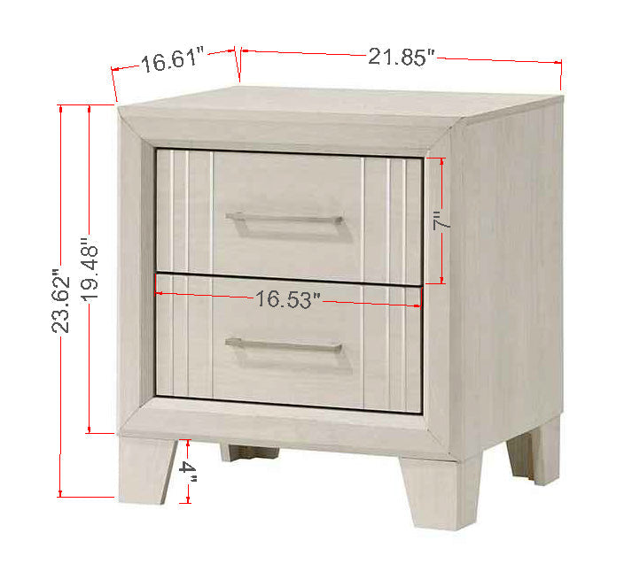 Crownmark Charlie Nightstand