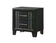 Crownmark Charlie Nightstand - Charcoal