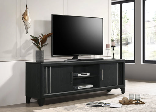 Crownmark Charlie TV Stand - Charcoal