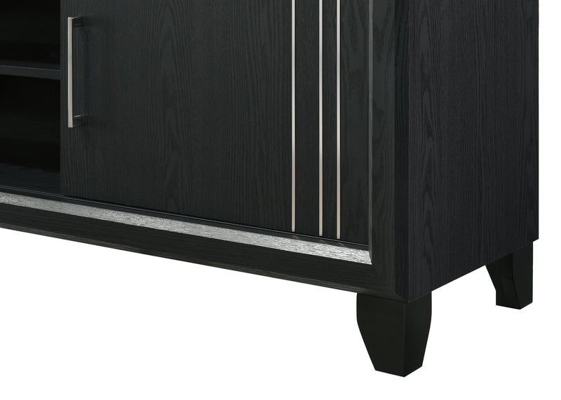 Crownmark Charlie TV Stand - Charcoal