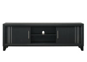 Crownmark Charlie TV Stand - Charcoal