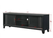 Crownmark Charlie TV Stand - Charcoal