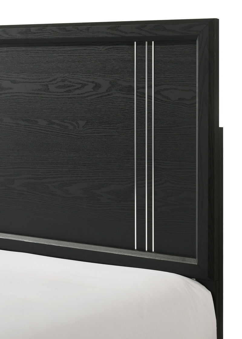 Crownmark Charlie Bedroom Set - Charcoal