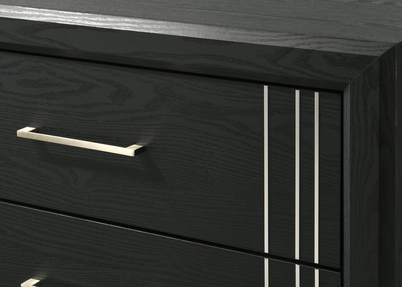 Crownmark Charlie Bedroom Set - Charcoal