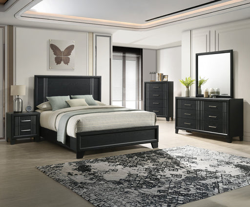 Crownmark Charlie Bedroom Set - Charcoal