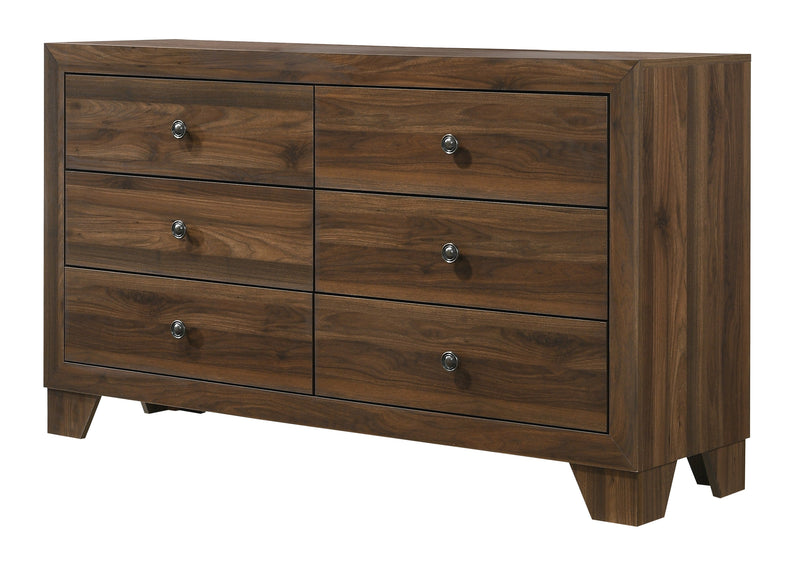 Crownmark Millie Bedroom Set - Brown Dresser