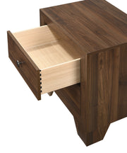 Crownmark Millie Nightstand - Brown Cherry