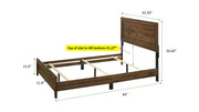 Crownmark Millie Bed - Brown Cherry