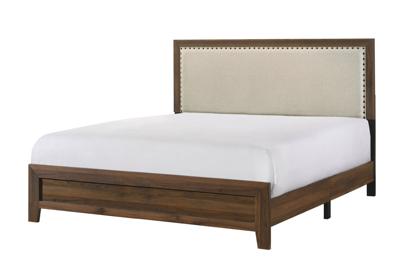 Crownmark Millie Bed - Upholstery Brown