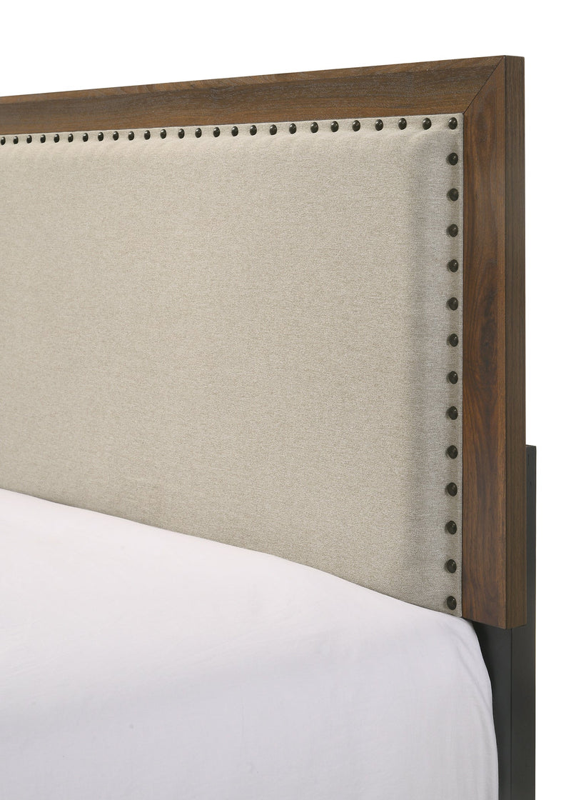 Crownmark Millie Bed - Upholstery Brown