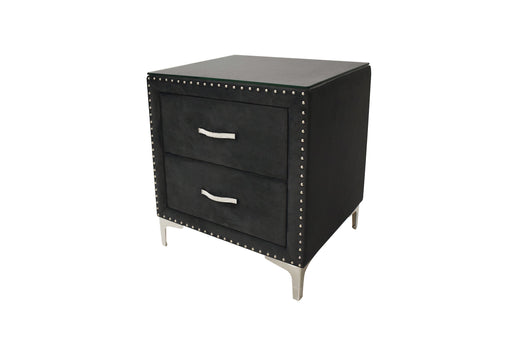 Crownmark Lucinda Nightstand - Black