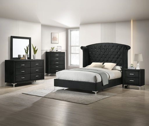 Crownmark Lucinda Bedroom Set - Black