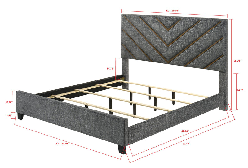 Crownmark Zane Bedroom Set King Bed